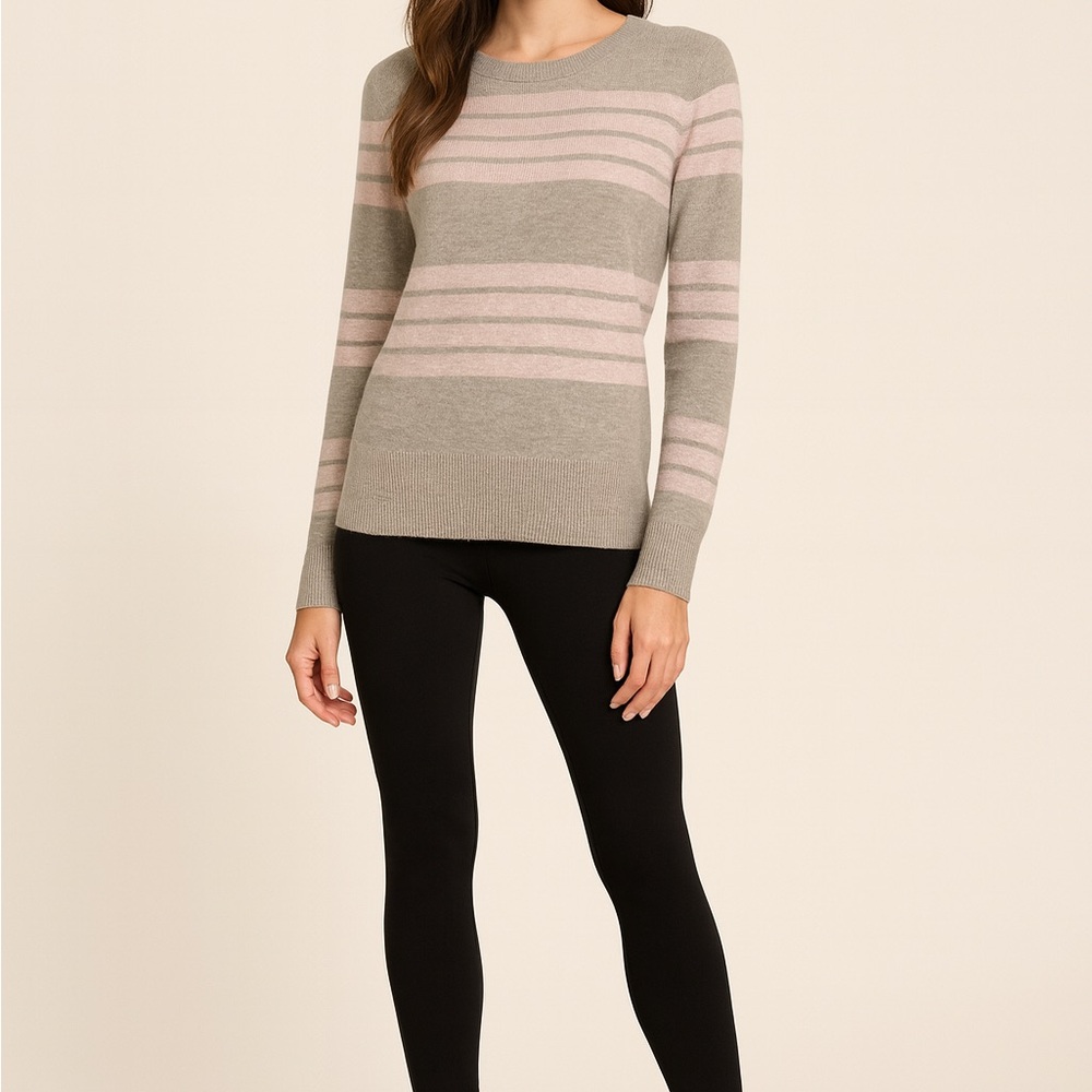 Brand new with tags! Mossimo Supply Co. Women's Gray and Pink Striped Sweater